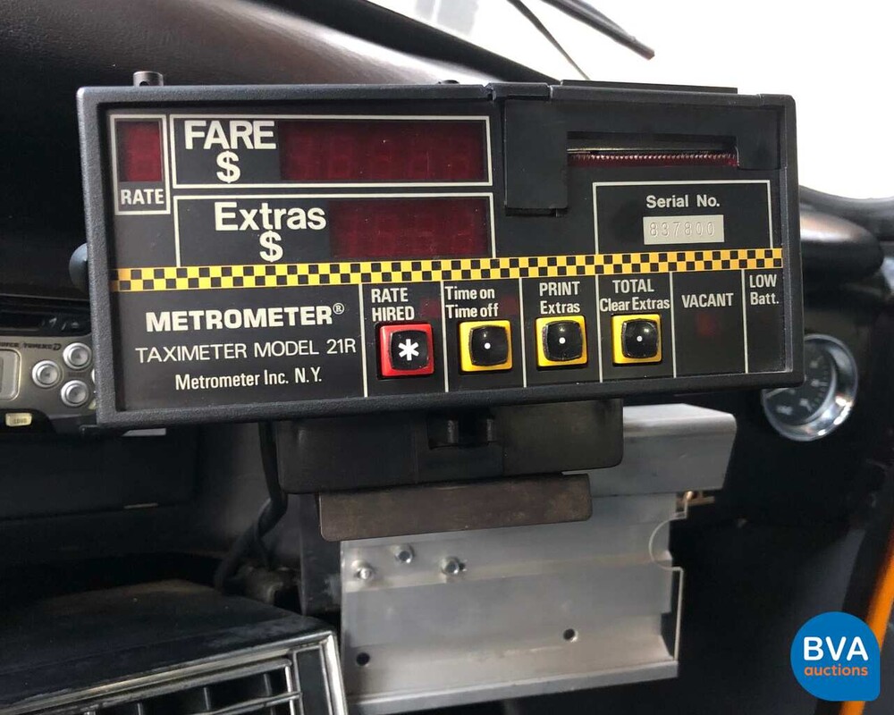Chevrolette Yellow Cab Taxi, 1982.