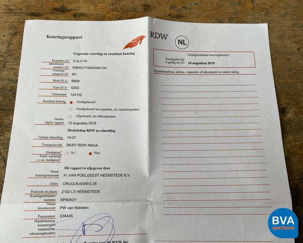 BMW 5er 525d 218 PS Steptronic 2013, 9-XLV-74.