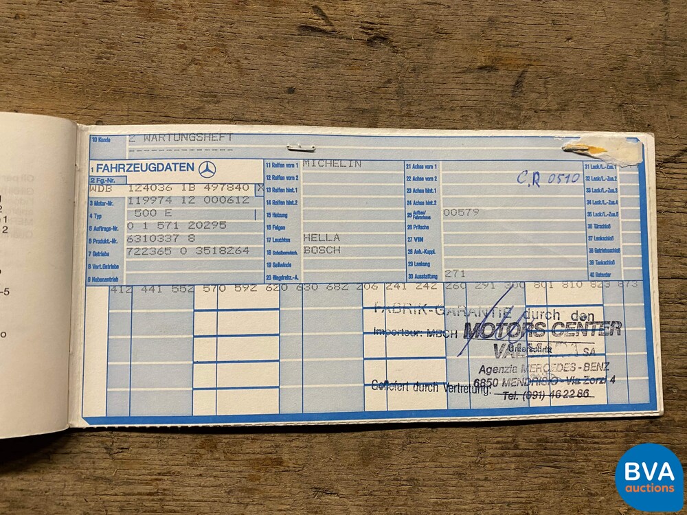 Mercedes-Benz 500E W124 326PS 1991, 84-ZB-LX.