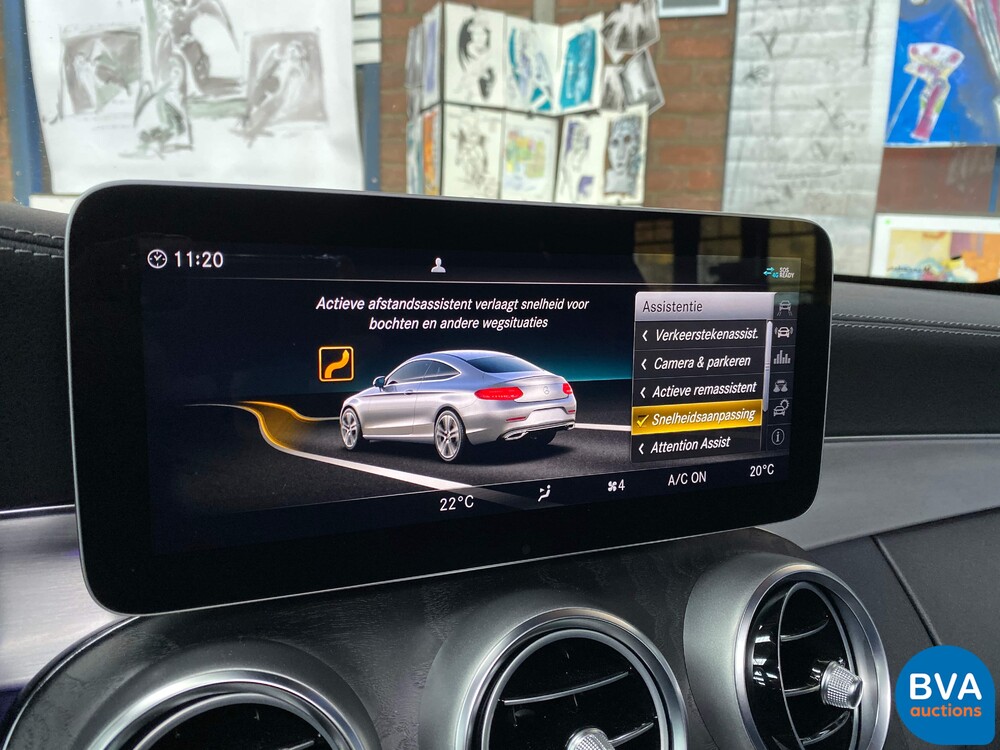 Mercedes-Benz C43 AMG Coupé Facelift C-Klasse 390PS 4matic -Garantie-.