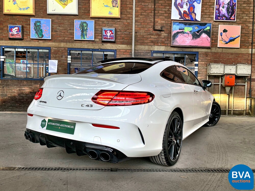 Mercedes-Benz C43 AMG Coupé Facelift C-Klasse 390PS 4matic -Garantie-.