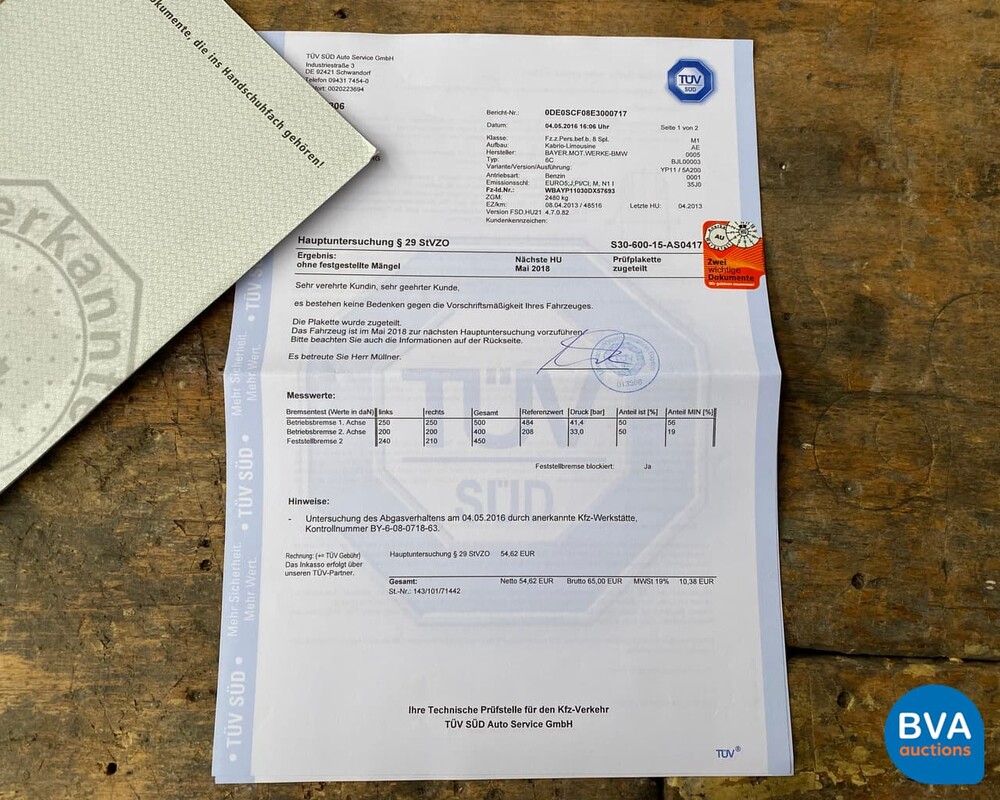 BMW 650i xDrive Cabriolet 450 PS 2013, NJ-689-B.