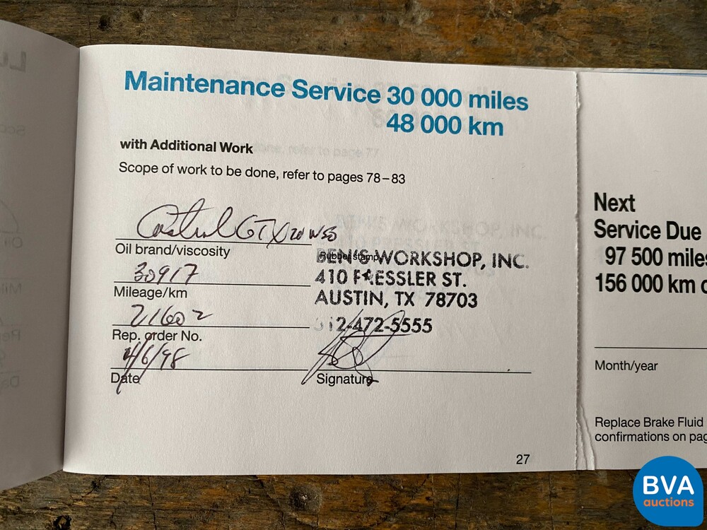 Mercedes-Benz SL500 R129 V8 1995.