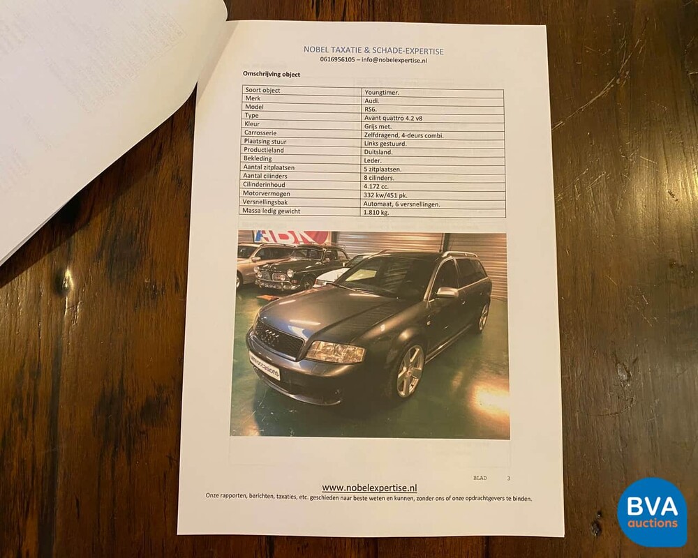 Audi RS6 Avant 4.2 V8 BiTurbo 450 PS 2004.