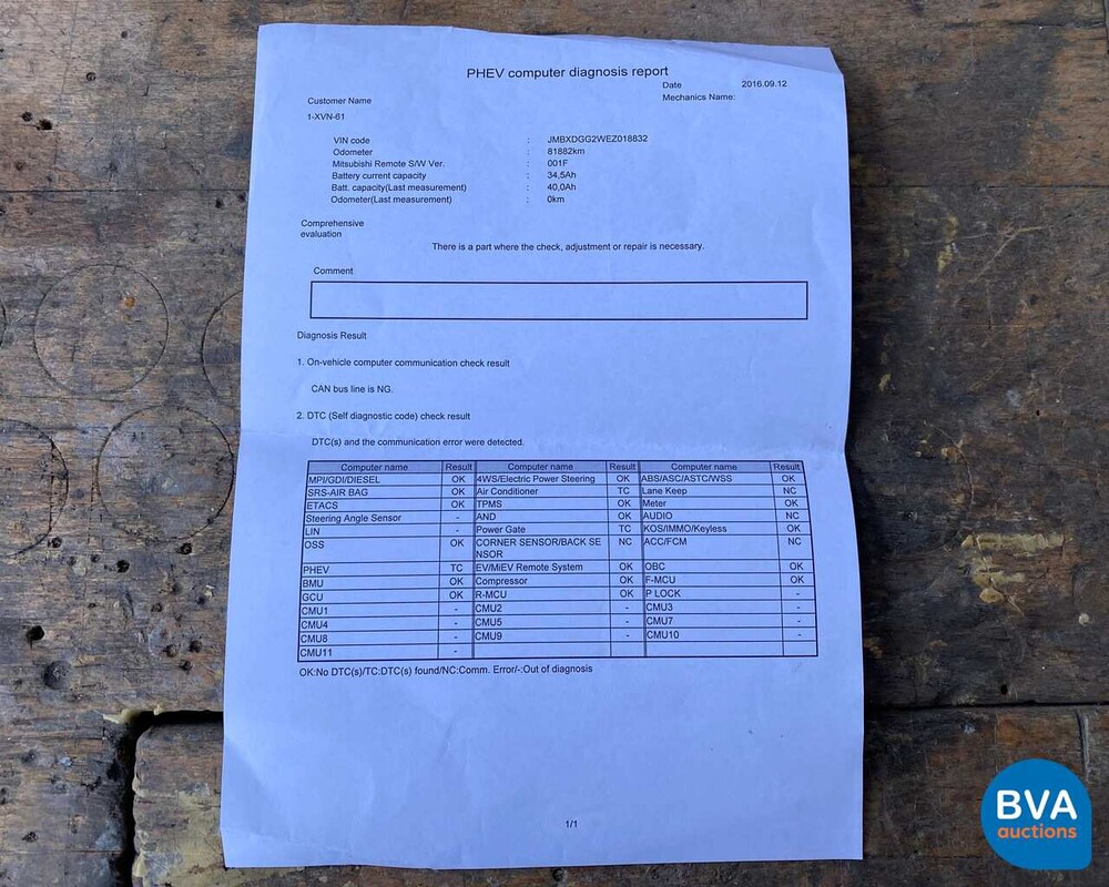 Mitsubishi Outlander PHEV Instyle 2014, 1-XVN-61.