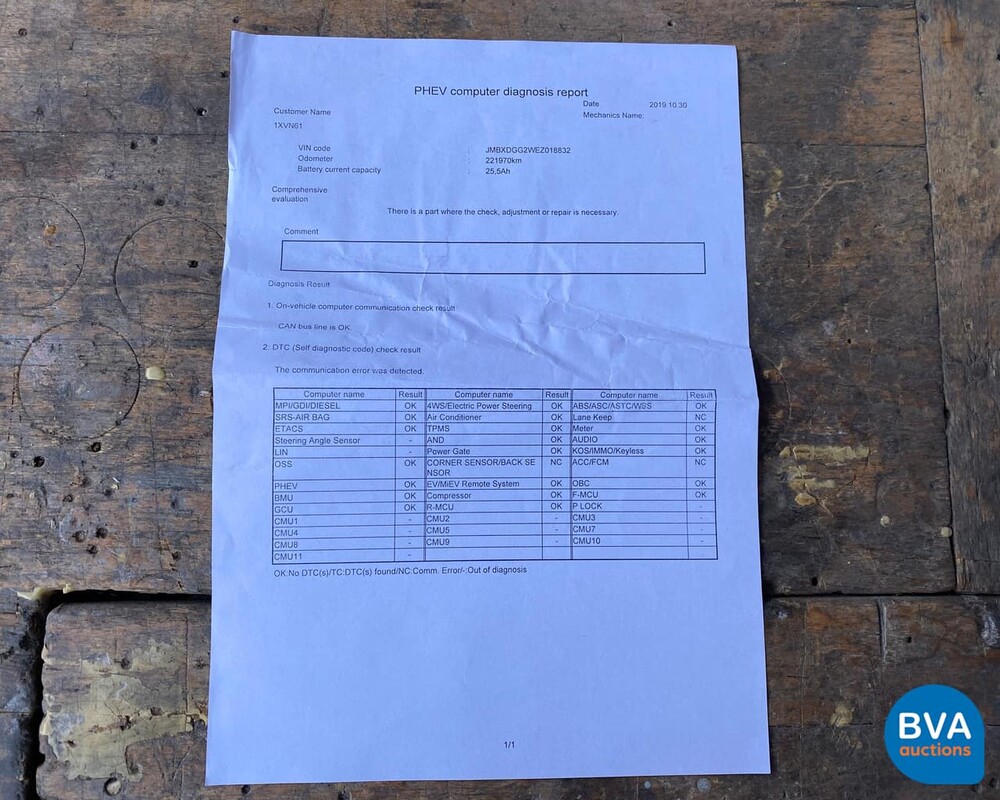 Mitsubishi Outlander PHEV Instyle 2014, 1-XVN-61.