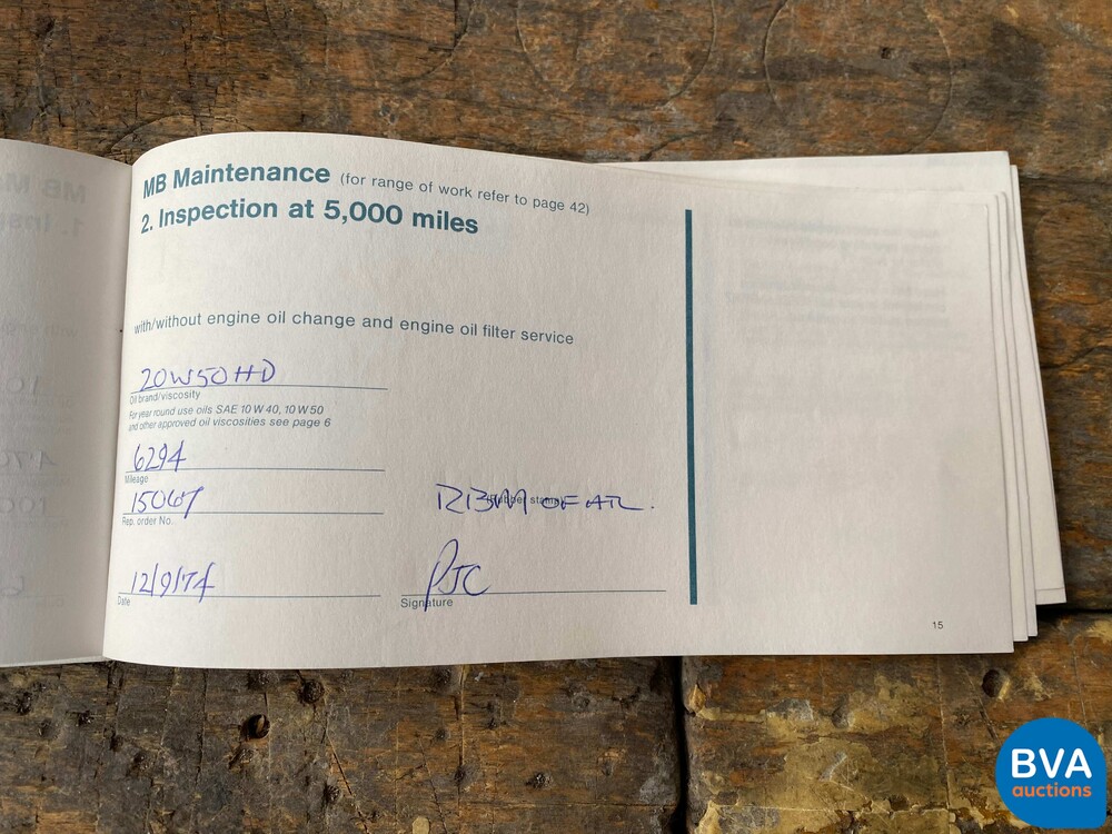 Mercedes-Benz 450SL R107 1974.