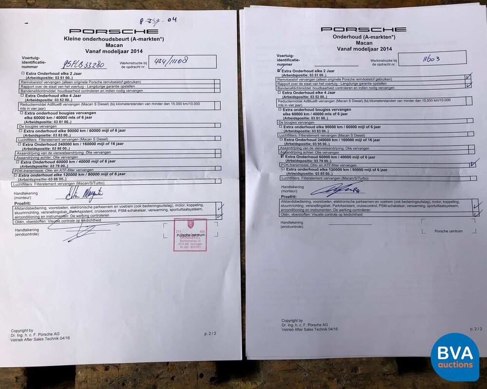 Porsche Macan S SportChrono 258 PS 2015 EURO6 ORG-NL, 8-ZSG-04.