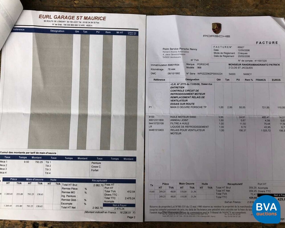 Porsche 968 Cabriolet 1992 240 PS (EU-Version).