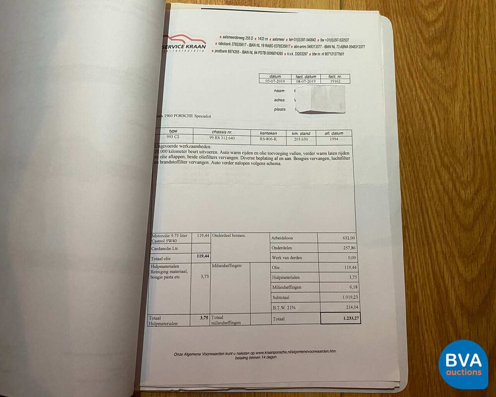 Porsche 911 Carrera 2 993 272 PS 1994, RS-806-K.