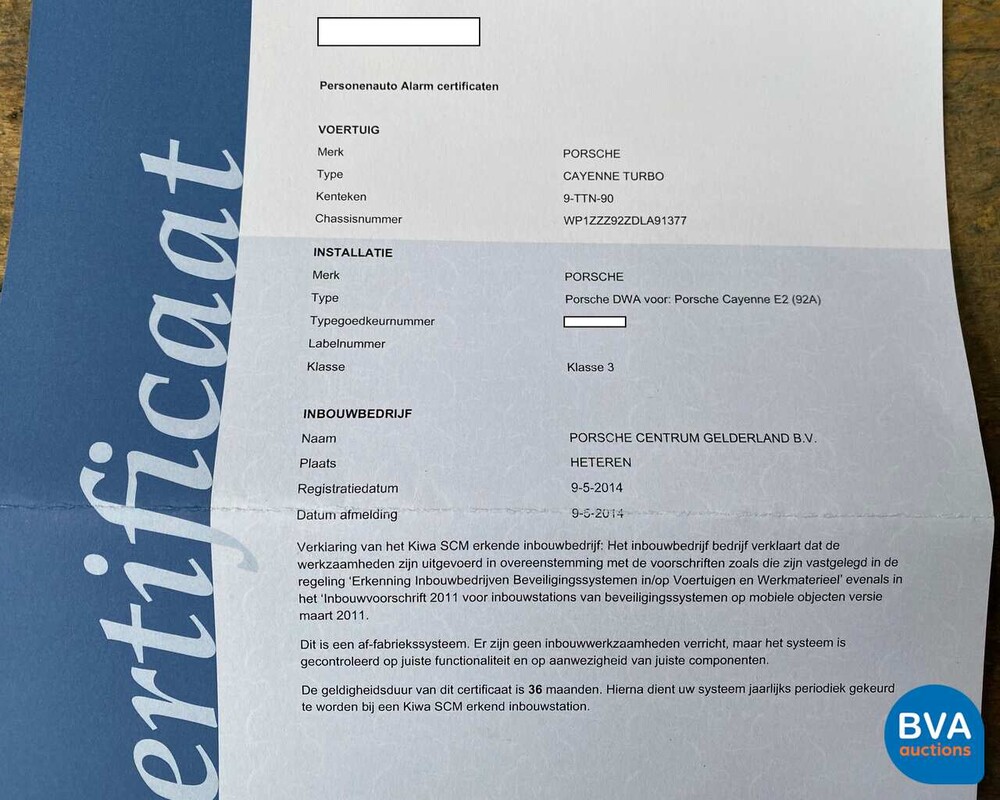 Porsche Cayenne Turbo 4.8 V8 500 PS 2013, 9-TTN-90.