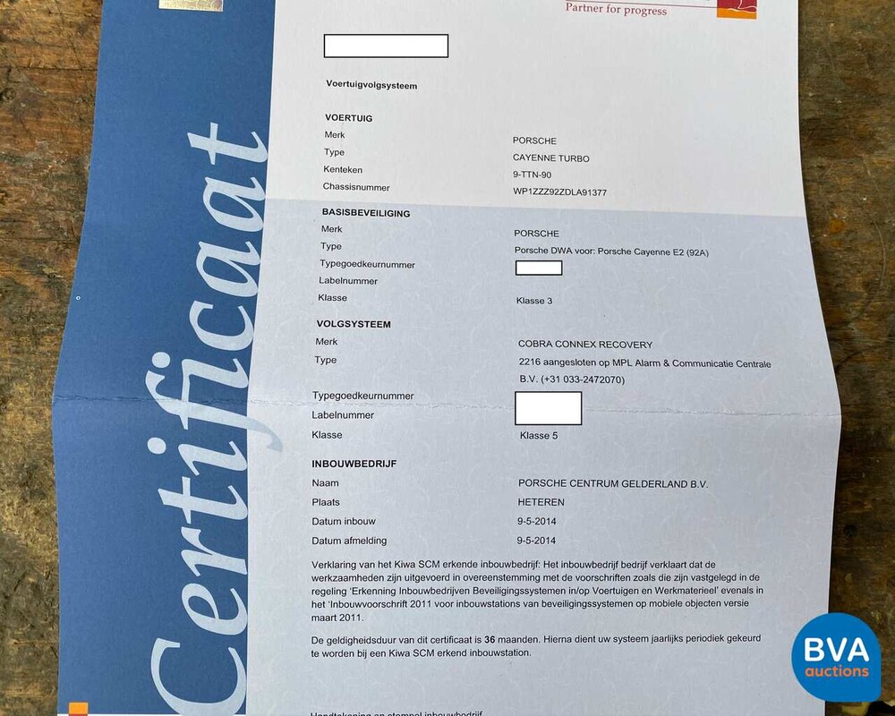 Porsche Cayenne Turbo 4.8 V8 500 PS 2013, 9-TTN-90.