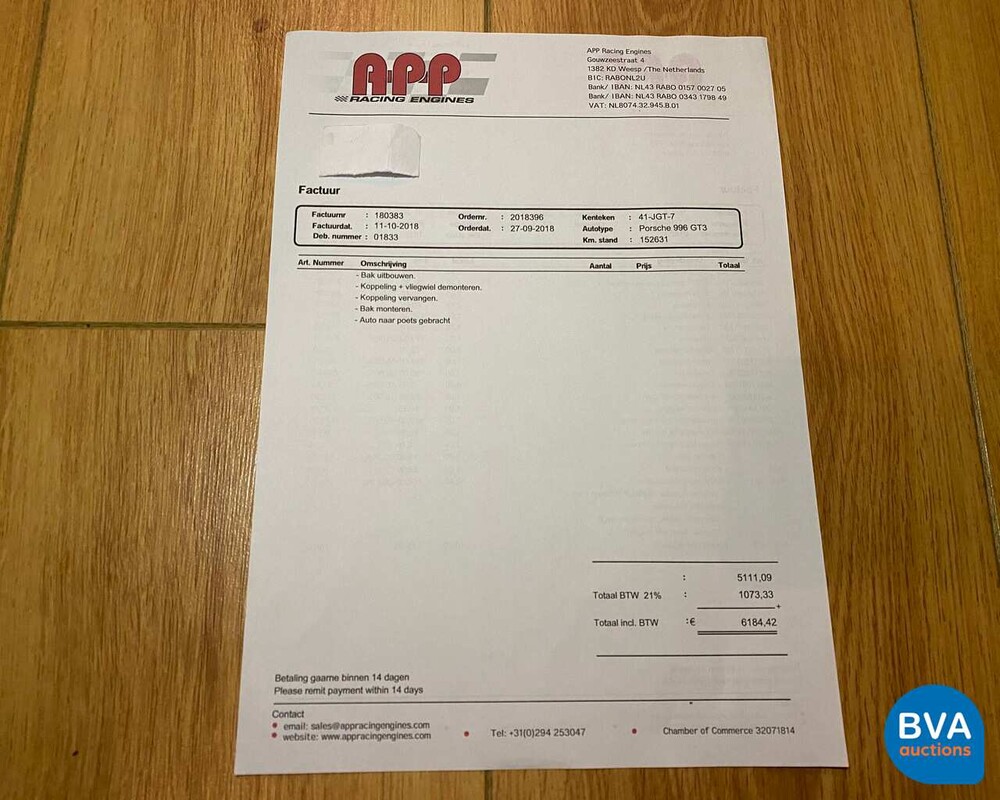 Porsche 911 GT3 360 PS 996 1999, 41-JGT-7.