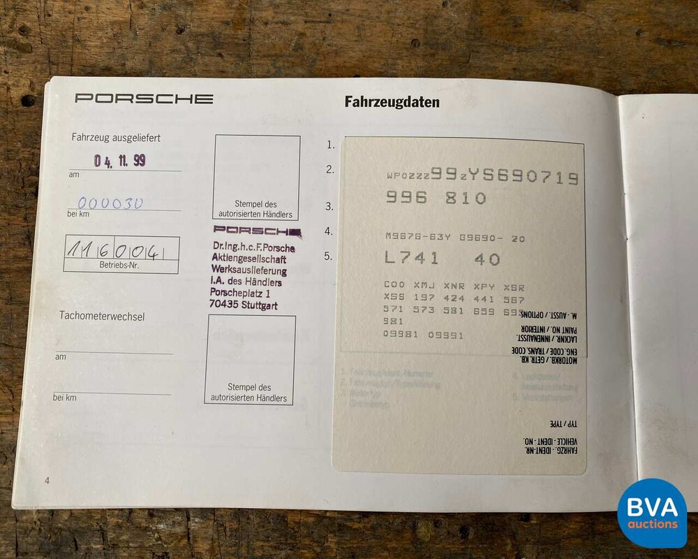 Porsche 911 GT3 360 PS 996 1999, 41-JGT-7.