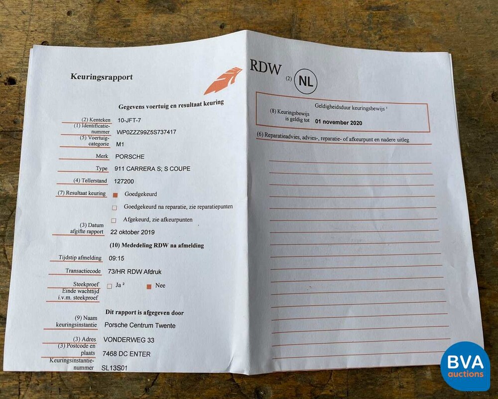 Porsche 911 3.8 Carrera S Sport Chrono 355PS 2005, 10-JFT-7.