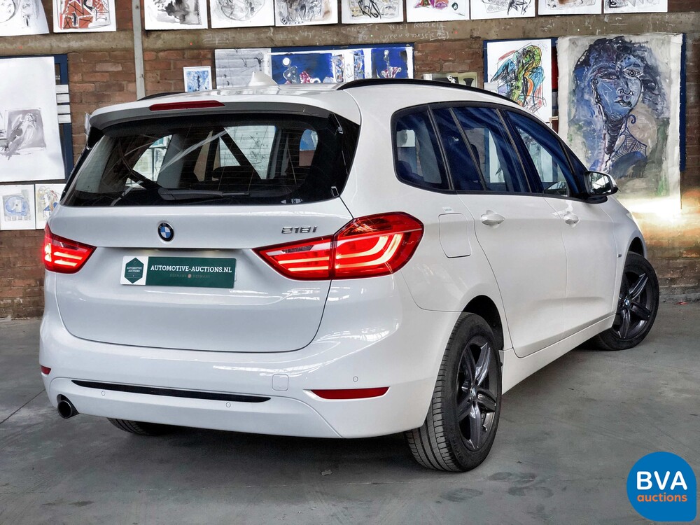 BMW 218i Gran Tourer 7er Sport-Line 2018, NL-Kennzeichen.