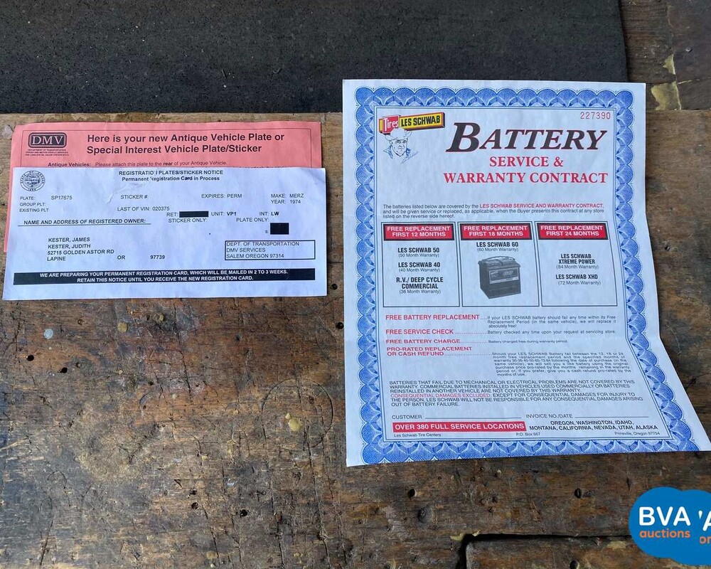 Mercedes-Benz 450SL R107 1974.