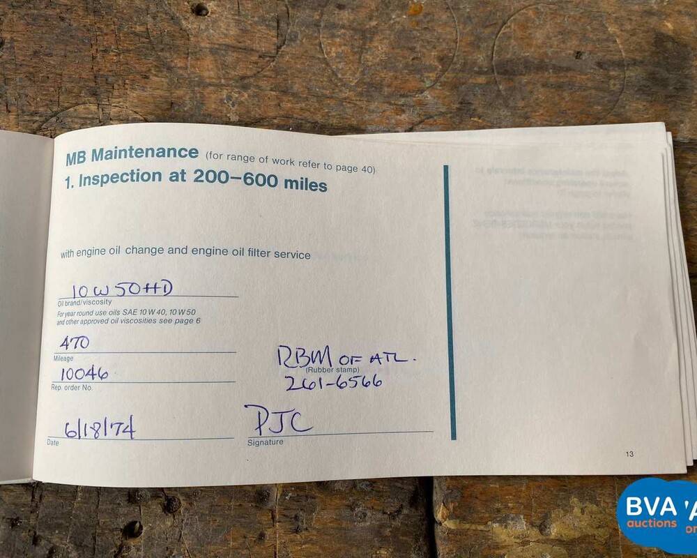 Mercedes-Benz 450SL R107 1974.