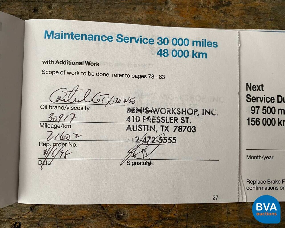 Mercedes-Benz SL500 R129 V8 1995