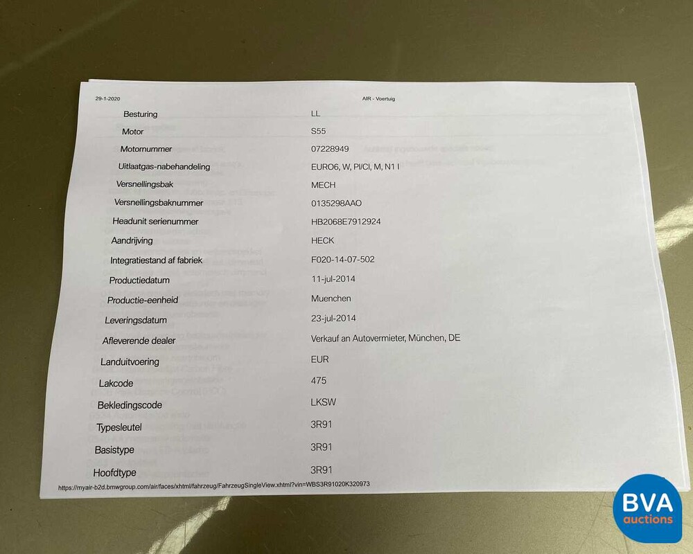 BMW M4 Coupé 431pk DCT M-Performance 2014, HG-060-K