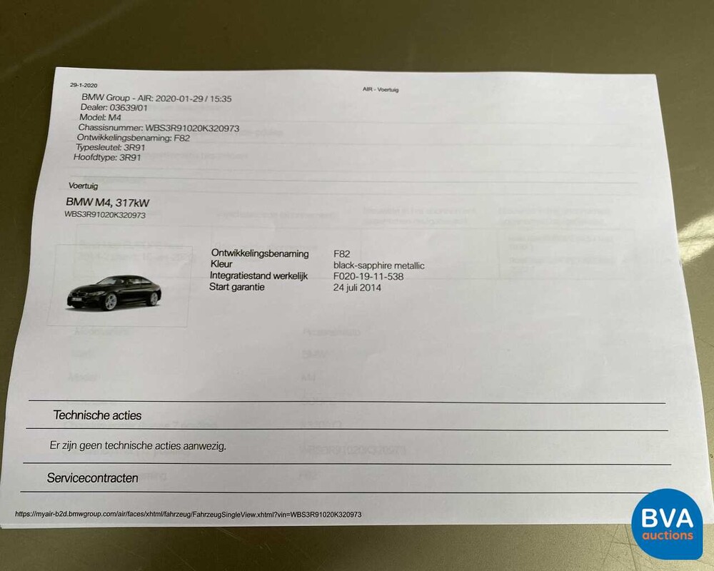 BMW M4 Coupé 431pk DCT M-Performance 2014, HG-060-K