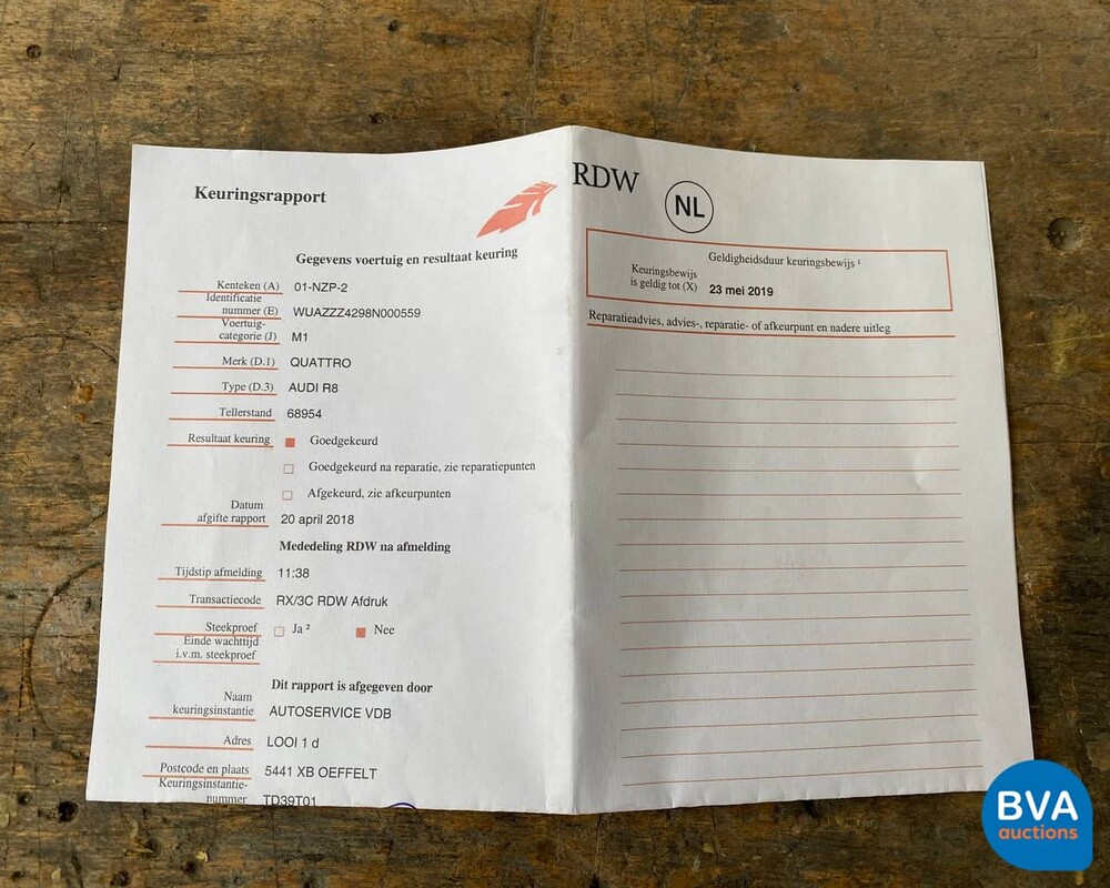 Audi R8 4.2 V8 FSI Quattro 420 PS 2007, 01-NZP-2.