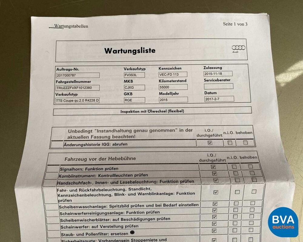 Audi TTS 310pk Quattro S-Tronic -Matrix- 2015, NL-kenteken