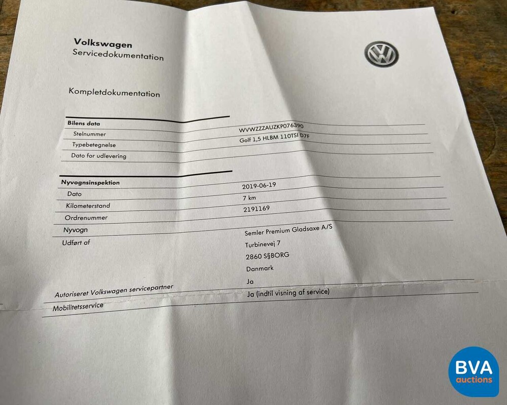 Volkswagen Golf 1.5 TSI Highline 150pk 2019, H-734-GL