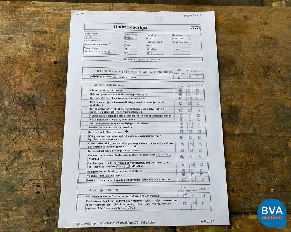 Audi A8 3.0 TDI Quattro Pro Line Plus 258pk -facelift- 2015, HZ-800-J