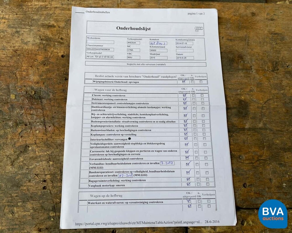 Audi A8 3.0 TDI Quattro Pro Line Plus 258pk -facelift- 2015, HZ-800-J