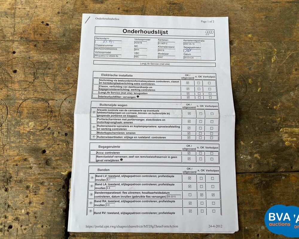 Audi R8 4.2 V8 FSI Quattro 420pk 2007, 01-NZP-2