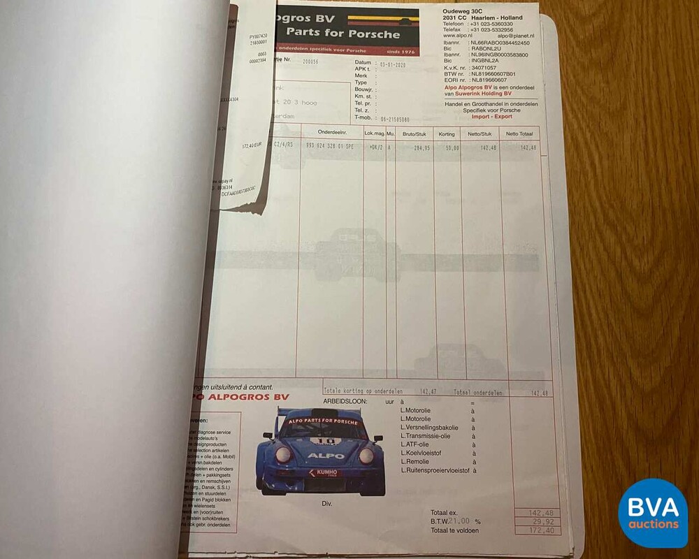 Porsche 911 Carrera 2 993 272pk 1994, RS-806-K