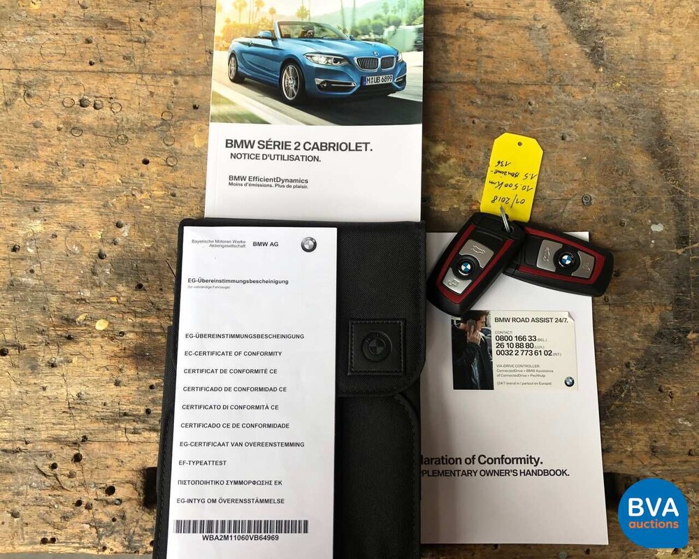 BMW 2-Serie Cabriolet 218i Sport-Line High Executive 2018, ZN-455-H