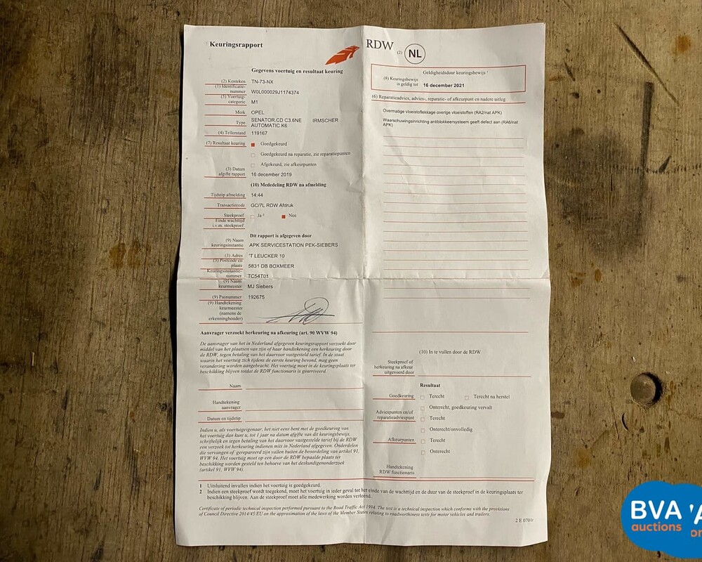 Opel Senator Irmscher 3.6i 197pk -Org.NL- 1988, TN-73-NX