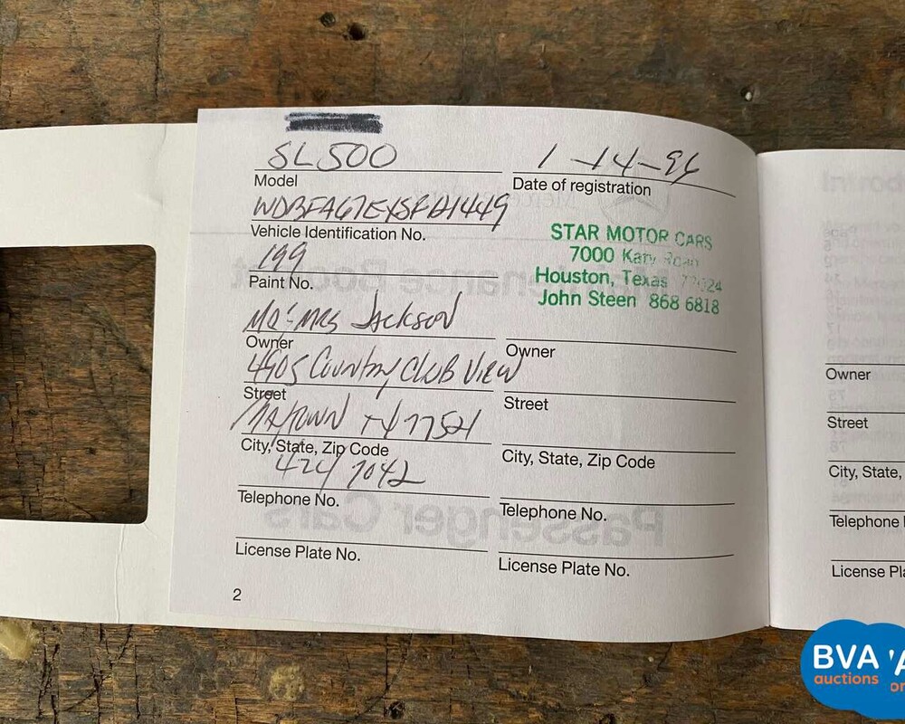 Mercedes-Benz SL500 R129 V8 1995