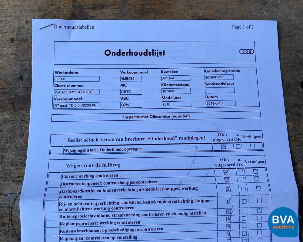 Audi Q7 3.0 TDI 272pk Quattro -7-persoons- 2016, JK-134-V
