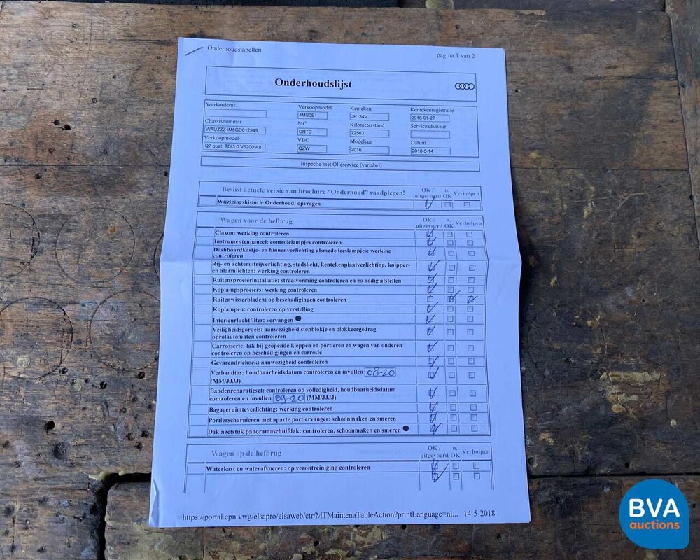 Audi Q7 3.0 TDI 272pk Quattro -7-persoons- 2016, JK-134-V