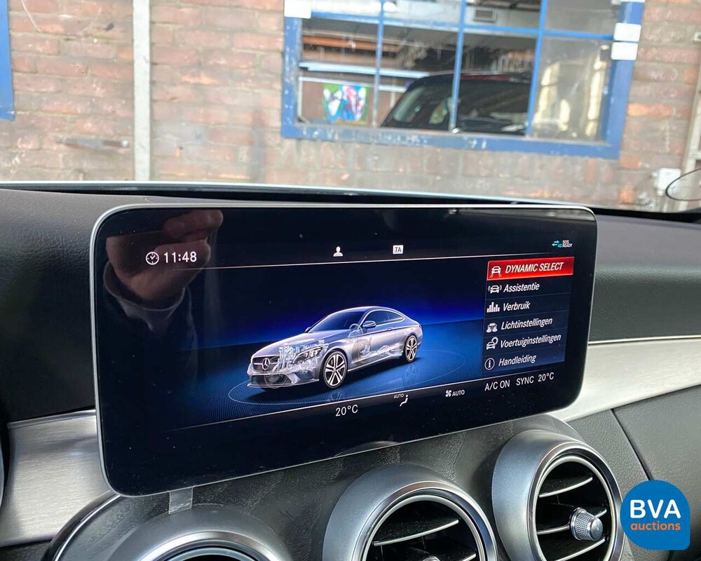 Mercedes-Benz C300 AMG Coupé 258pk C-Klasse Facelift 2018 -Garantie-
