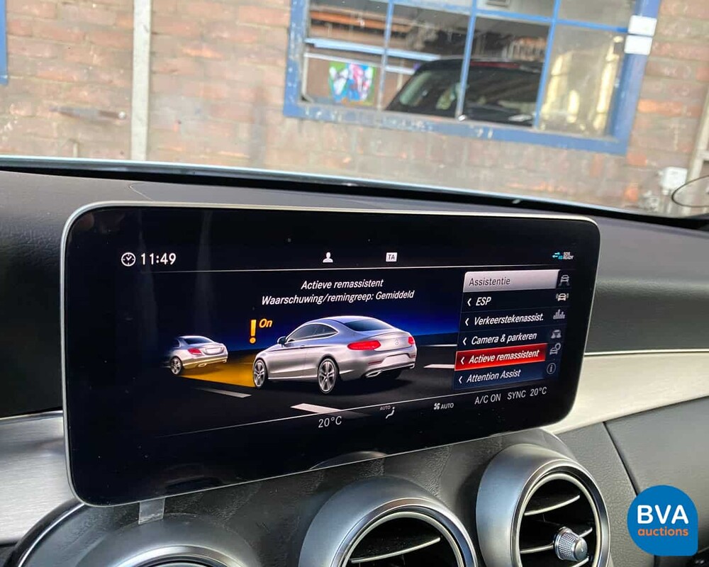 Mercedes-Benz C300 AMG Coupé 258pk C-Klasse Facelift 2018 -Garantie-