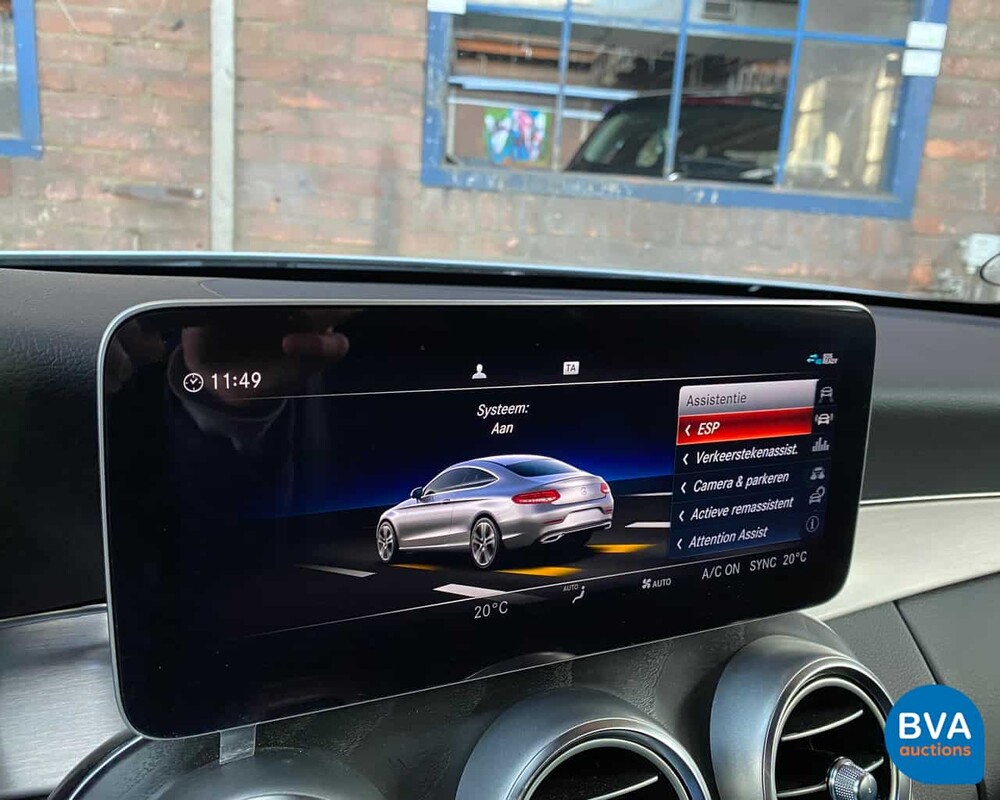 Mercedes-Benz C300 AMG Coupé 258pk C-Klasse Facelift 2018 -Garantie-