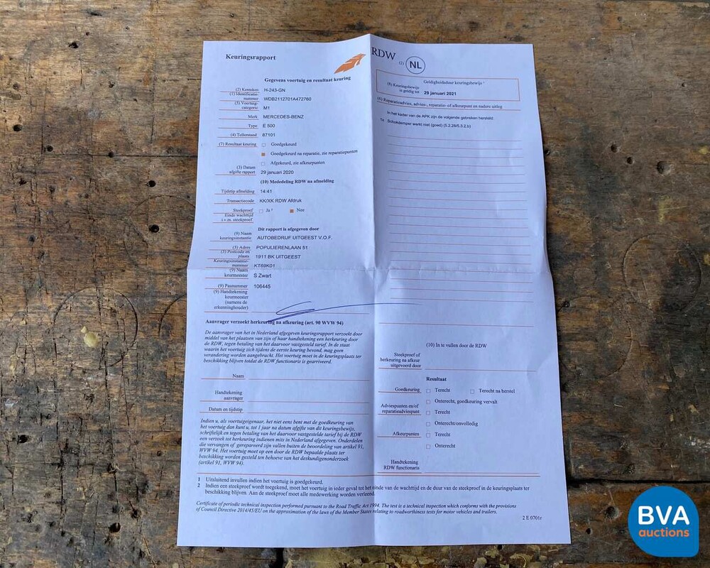 Mercedes-Benz E500 306pk 2004 -Youngtimer-, H-243-GN