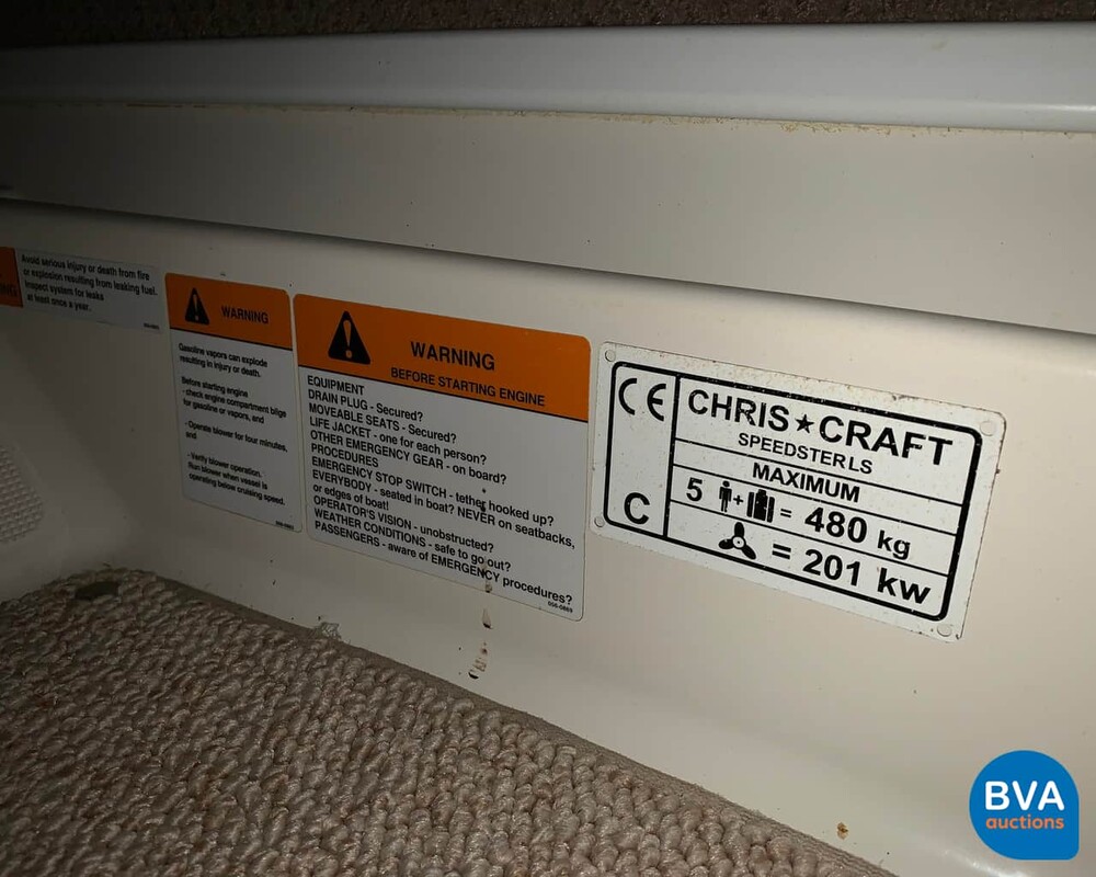 ChrisCraft Speedster 20 Volvo Pentastar 4.3L V6.