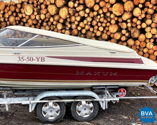 Maxum 2100SR 4.3 motor boat 35-50-YB incl. Pega trailer -9-Persoons-