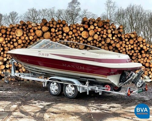 Maxum 2100SR 4.3 motor boat 35-50-YB incl. Pega trailer -9-Persoons-