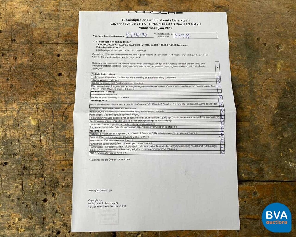 -VERVALLEN- Porsche Cayenne Turbo 4.8 V8 500pk 2013, 9-TTN-90