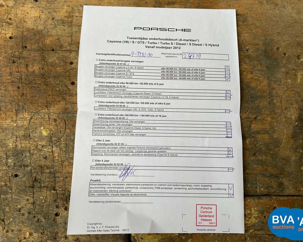 -VERVALLEN- Porsche Cayenne Turbo 4.8 V8 500pk 2013, 9-TTN-90