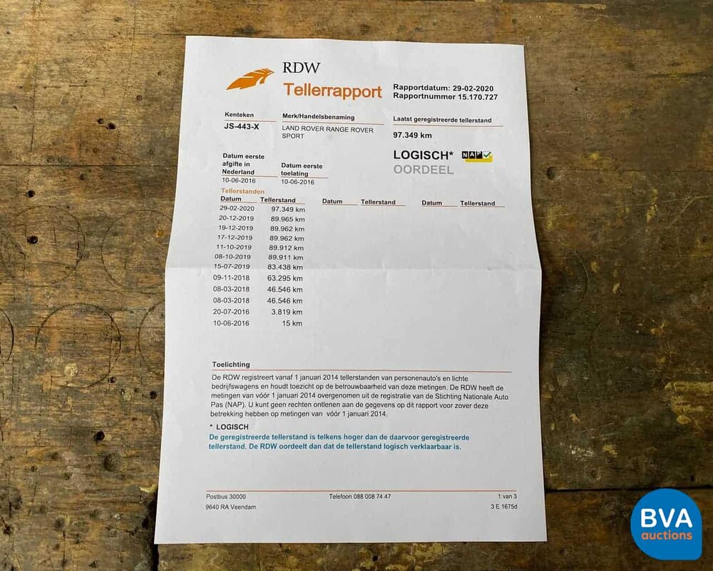 Range Rover Sport TDV6 HSE Dynamic 258pk 2016, JS-443-X