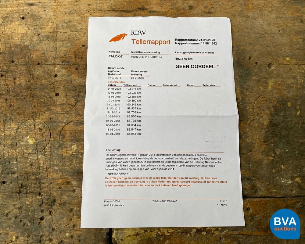 Porsche 911 Carrera Cabriolet 325pk 2005, 53-LDX-7