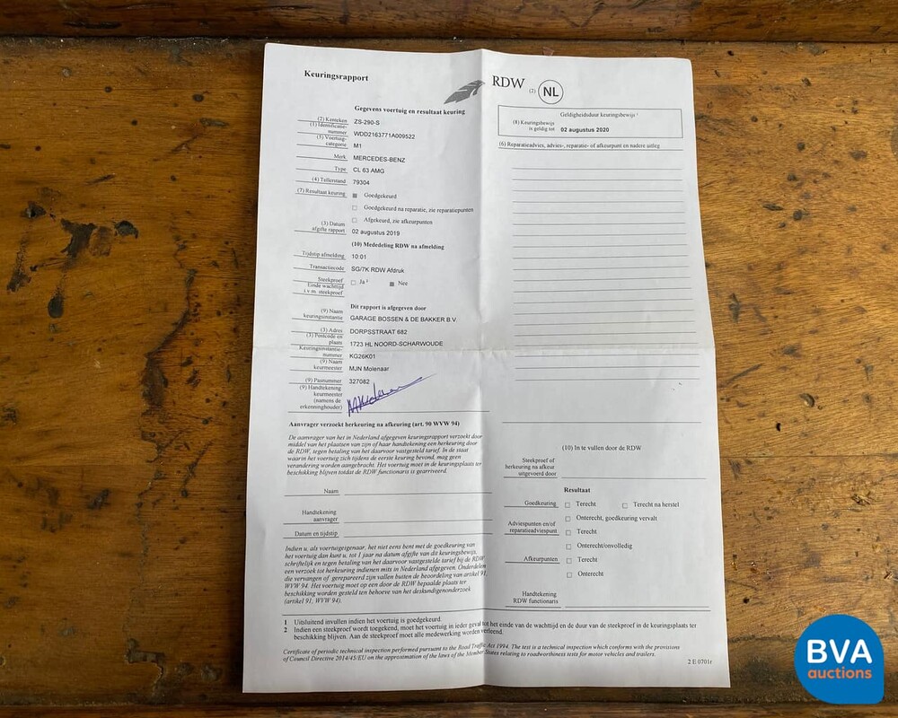 Mercedes-Benz CL63 AMG 525 Stück 2007, ZS-290-S.