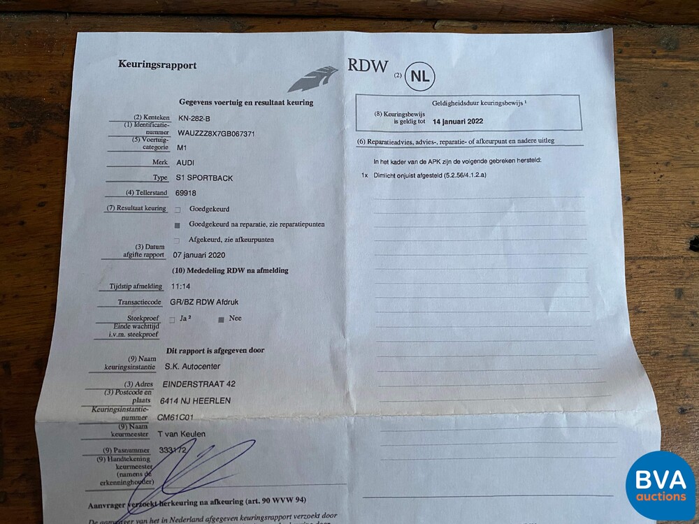 Audi S1 Sportback Pro Line Plus 231pk Quattro 2016, KN-282-B